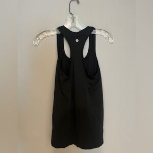 Black Lululemon razorback tank
